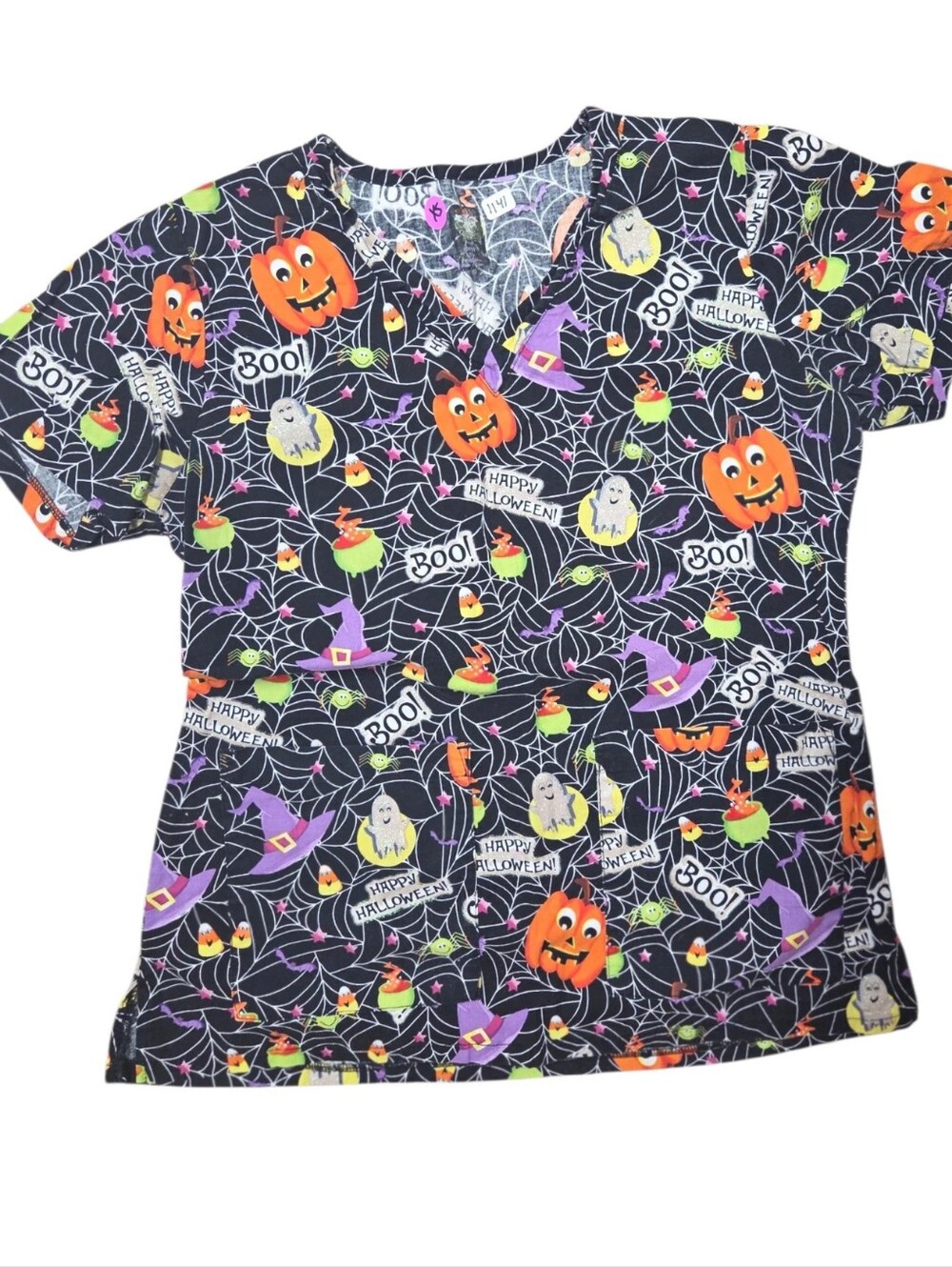 Halloween Scrub Top